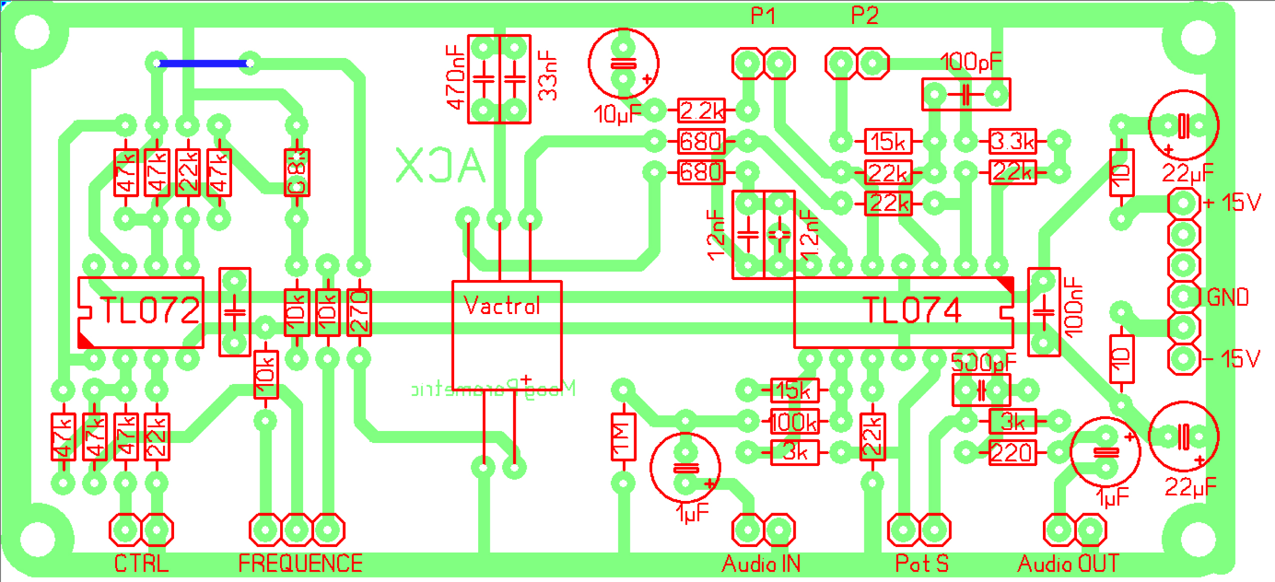 electro-music.com wiki | Schematics / Moog Parametric Equalizer