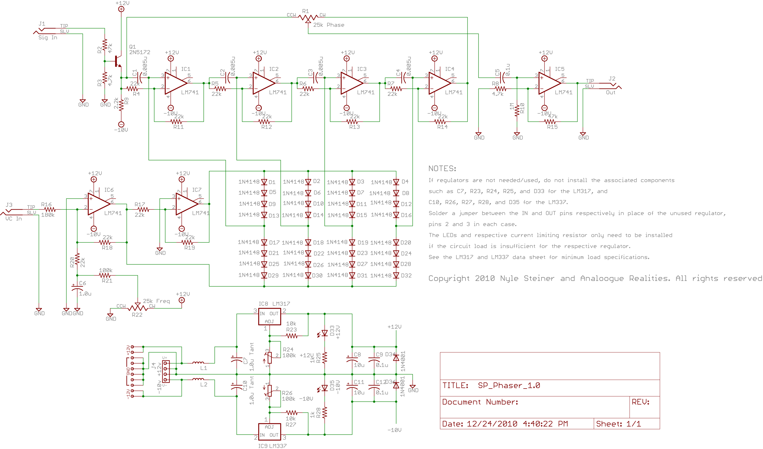 Electro Wiki Schematics Phase Shifter