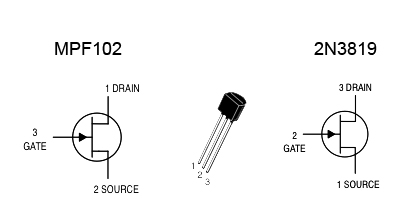 mpf102 pinout