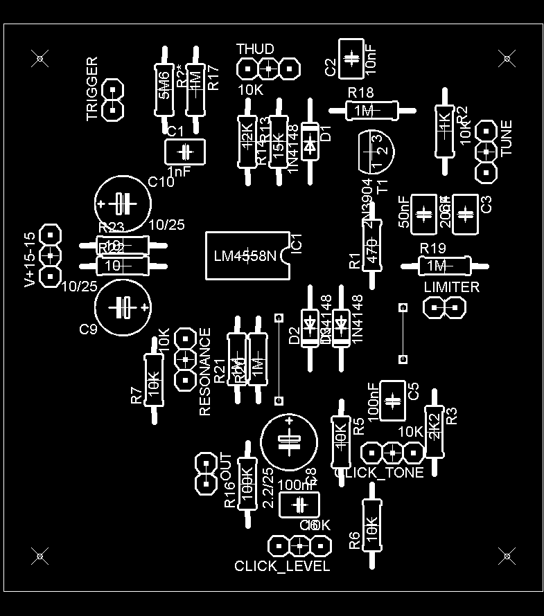 electro-music.com wiki | Schematics / Hip Bass Drum By Craig Anderton