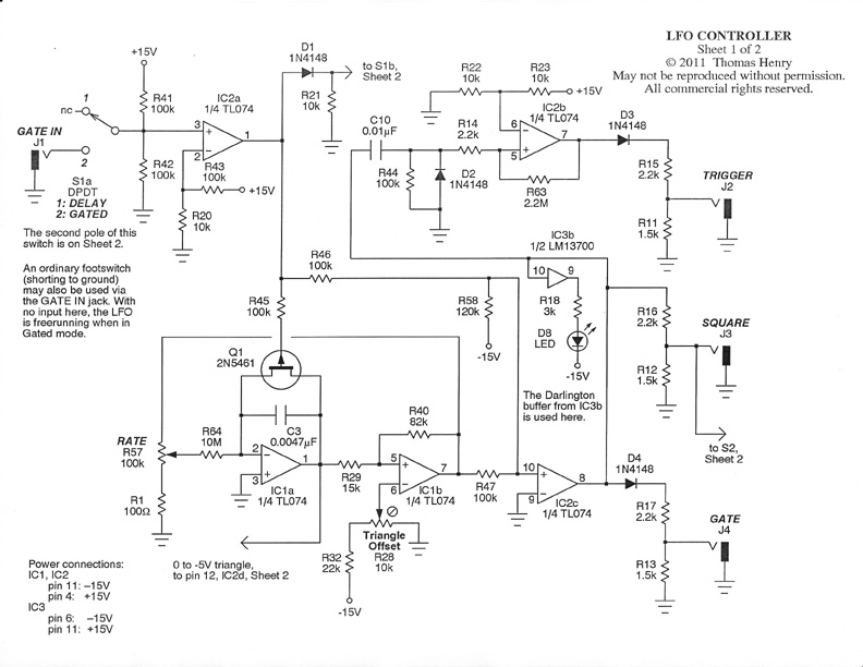 electro-music.com wiki | Schematics / Controller LFO By Thomas Henry