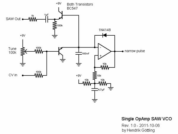 op amp voltage controlled oscillator