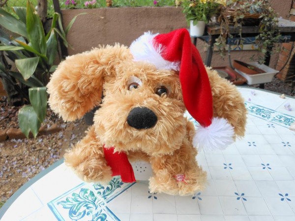 Christmas deals singing dog